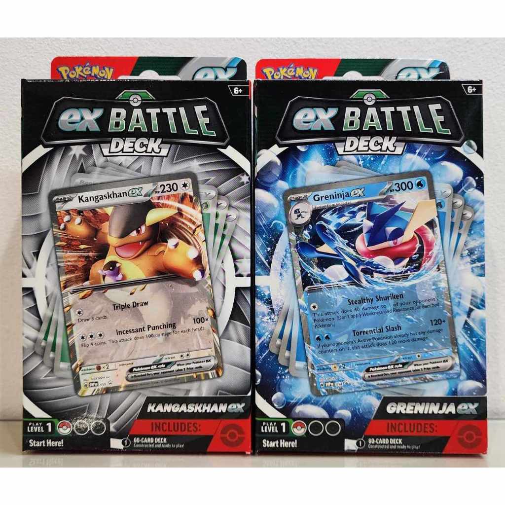 Pokemon TCG Kangaskhan ex & Greninja ex Battle Deck | Shopee Philippines