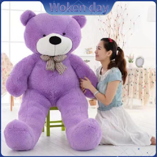 Giant Teddy Bears Big Cute Plush Teddy Bear Huge Life Size Teddy Bear Large  Stuffed Animal Toys for Girlfriend Children Purple