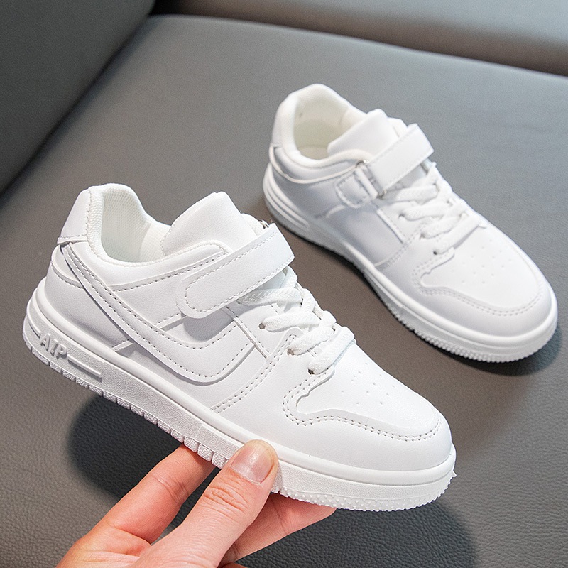 Kids' Easy-Clean Black & White Board Shoes