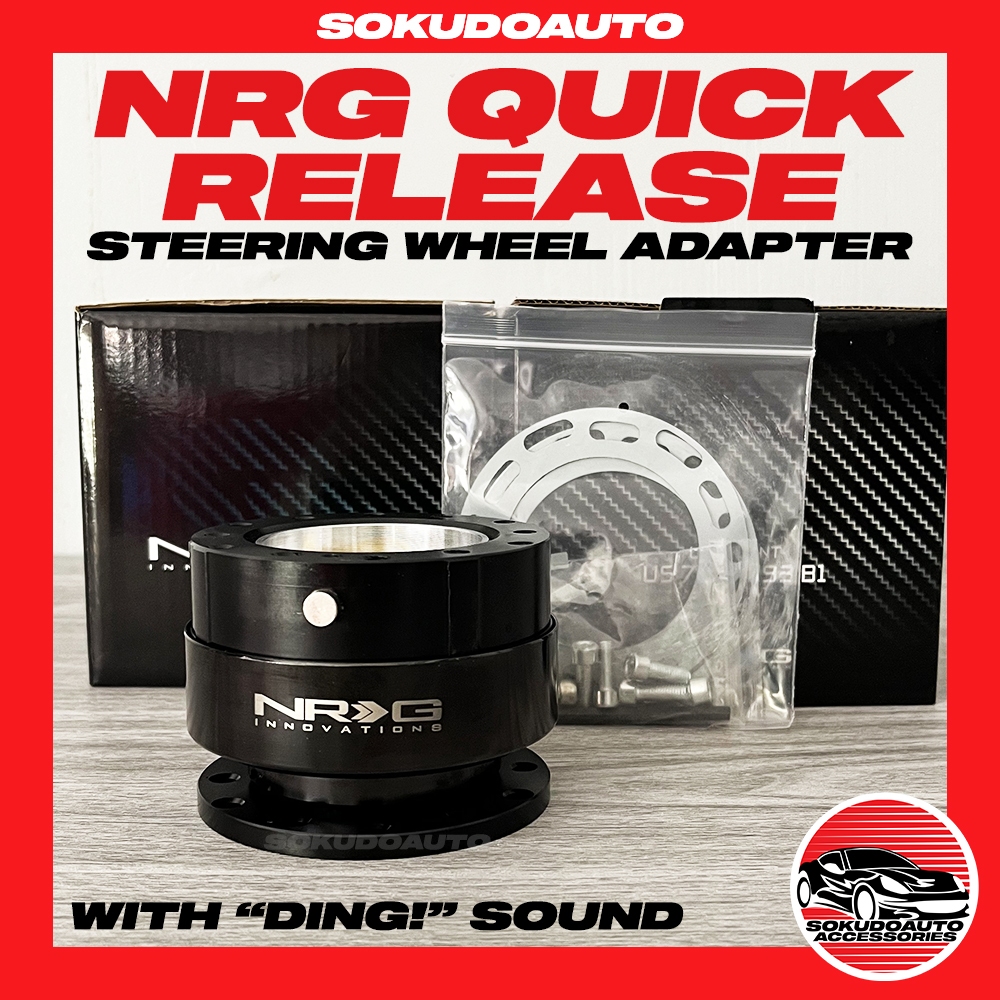 DING! NRG Quick Release Steering Wheel Adapter with Ding Sound