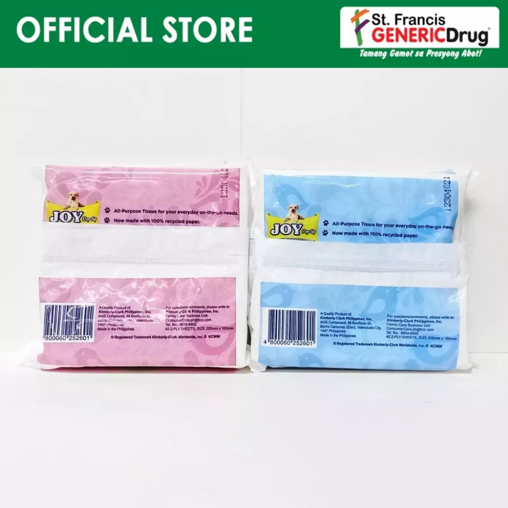 Joy Pop-up All-Purpose Tissue 2-Ply (Random Color) | Shopee Philippines