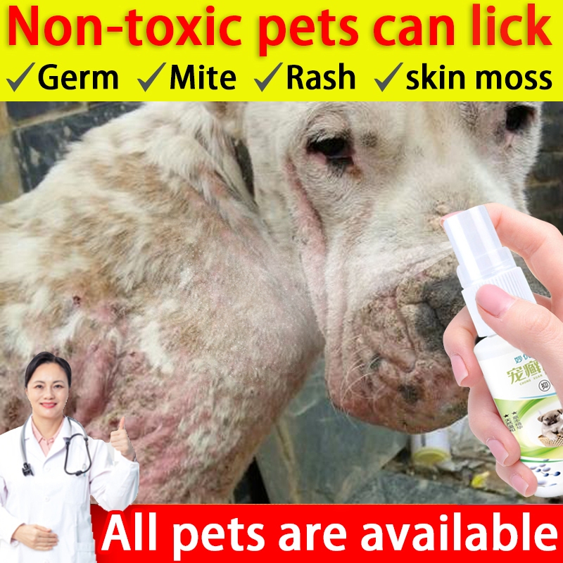 Pet Anti fungal Spray Dog Skin Disease Treatment for Tick & Flea Pet