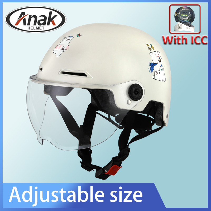 Nutshell helmet hot sale with icc sticker