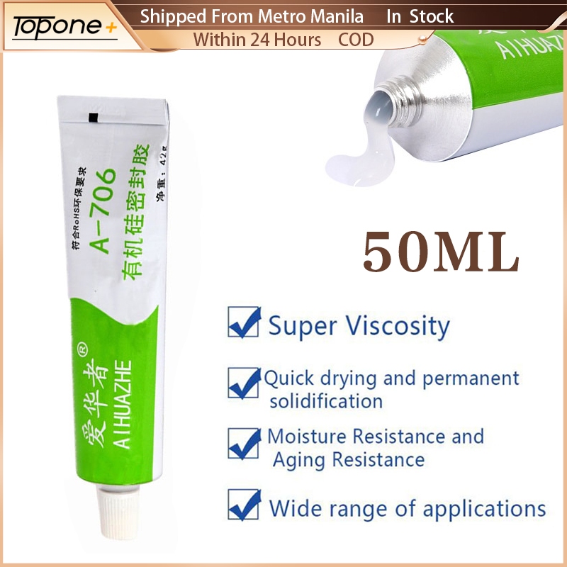 Clear Silicone Rubber Glue Kitchen Sink Waterproof Sealing Glue Glass Metal Silicone Rubber