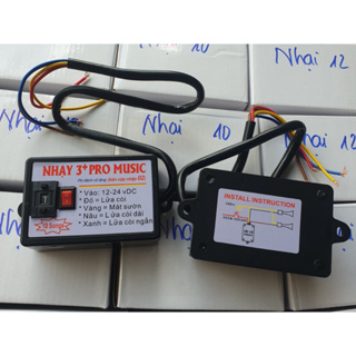 Nhay 3+ PRO Music Rapid Horn Relay Car Horn Controller Air Speaker