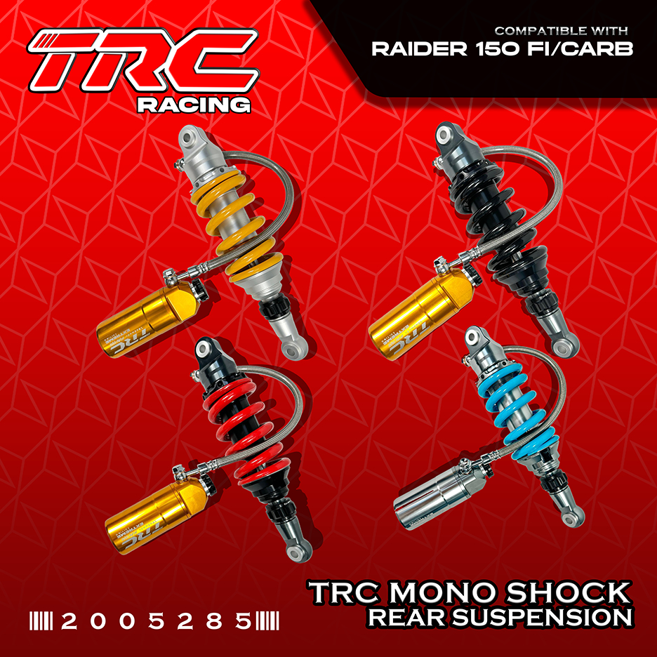 TRC Racing CNC 285mm Shock Suspension Raider 150 Carb / Fi Fully