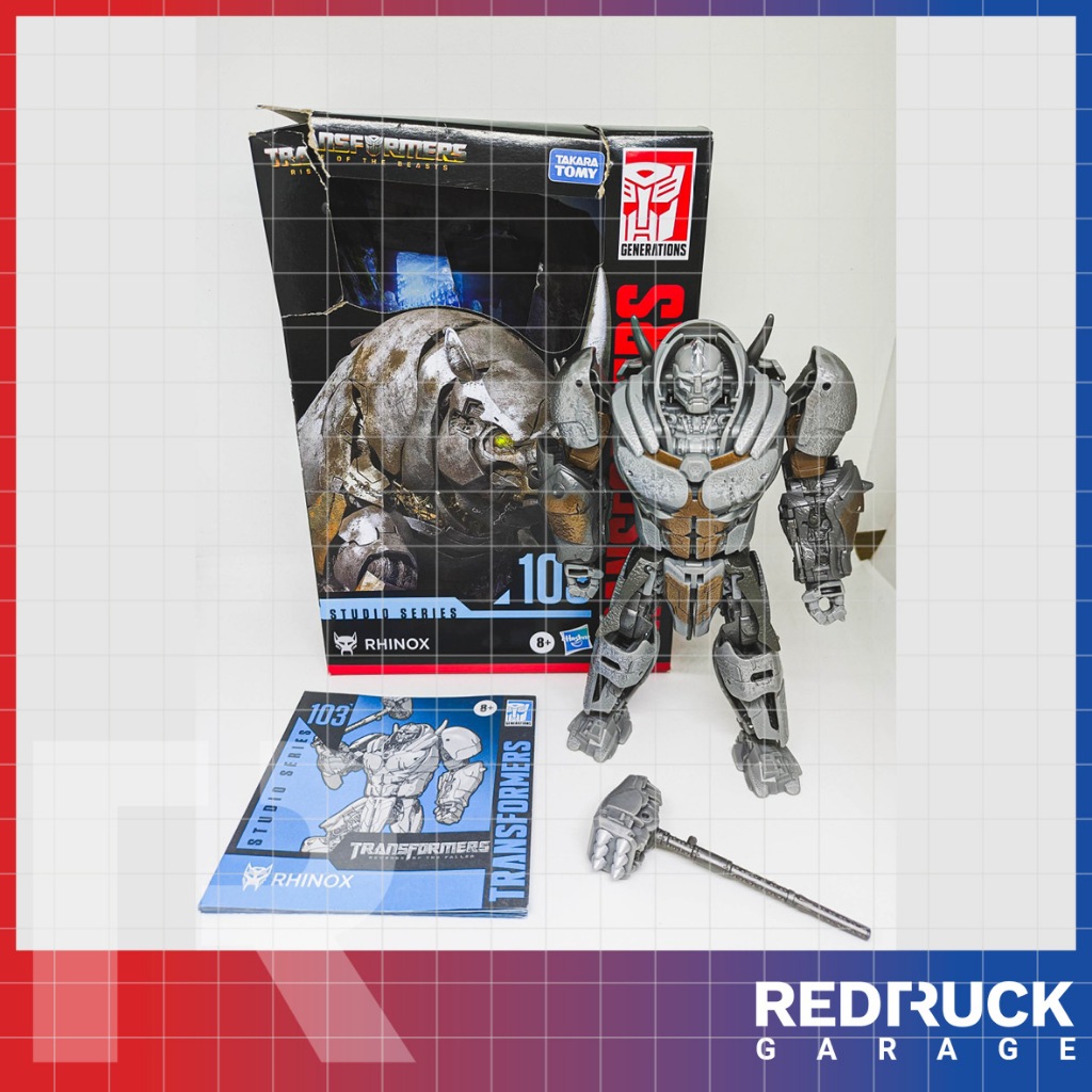 TRANSFORMERS RHINOX #103 Studio Voyager Figure Series, Rise of the
