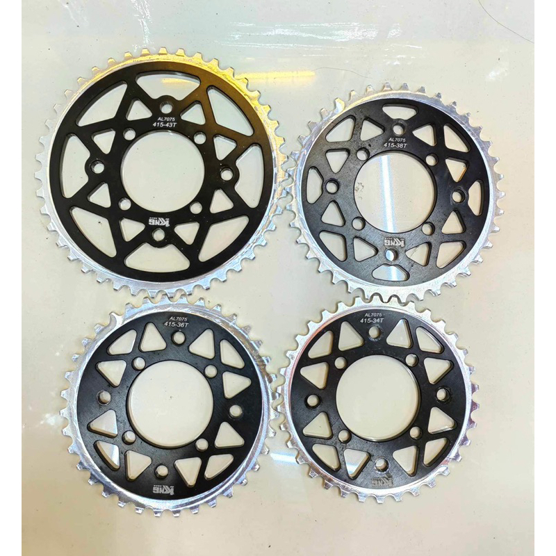 King of Drag Rear Sprocket 415 for wave125 Raider150 fi Raider150 carb ...