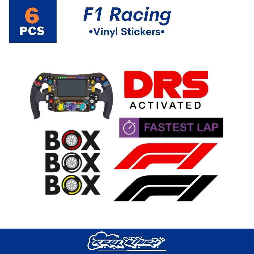 F1 Sticker Formula one Driver Racing Stickers Set Shopee Philippines