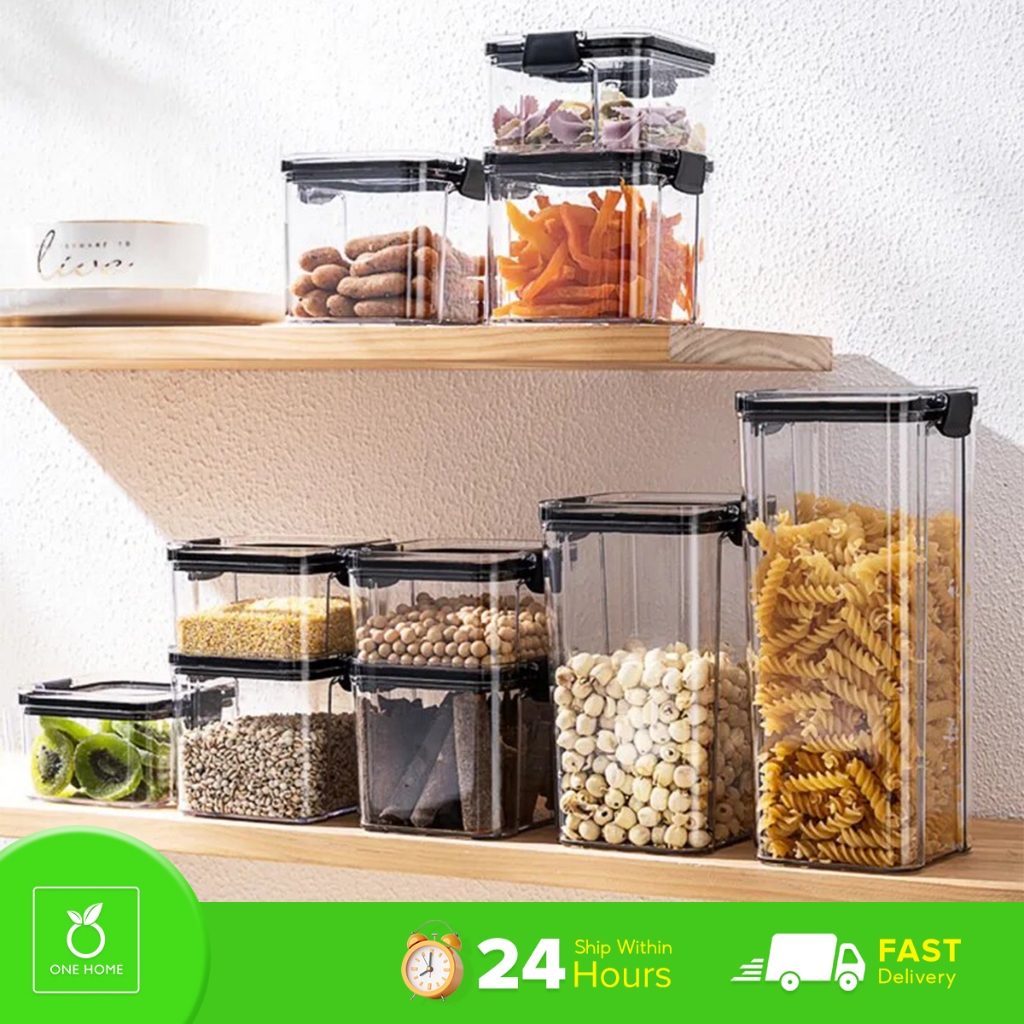 Food Storage Box Kitchen Container Airtight Transparent Food-Grade ...