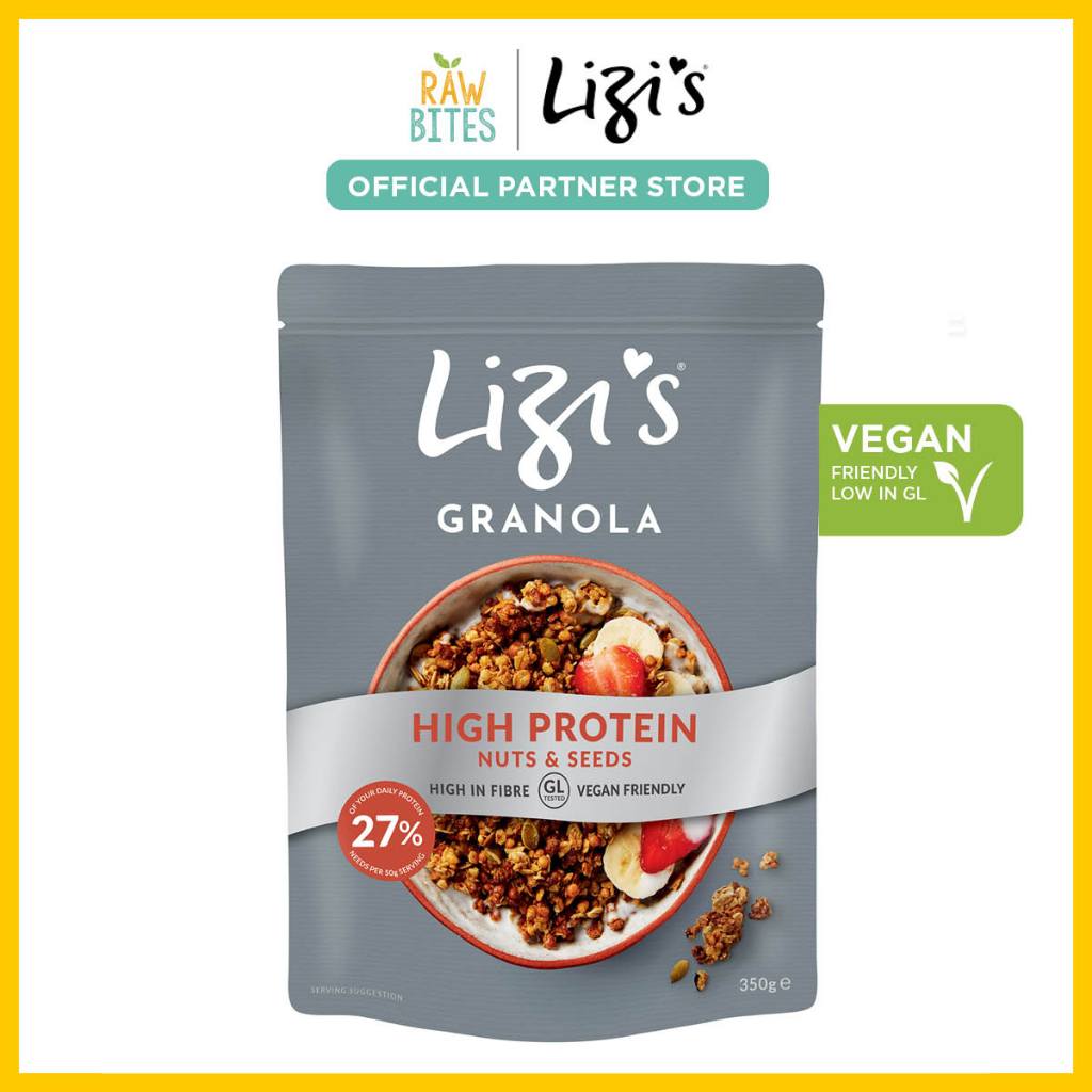 Lizi's Granola High Protein 350g (GL Tested, High Fiber, Vegan