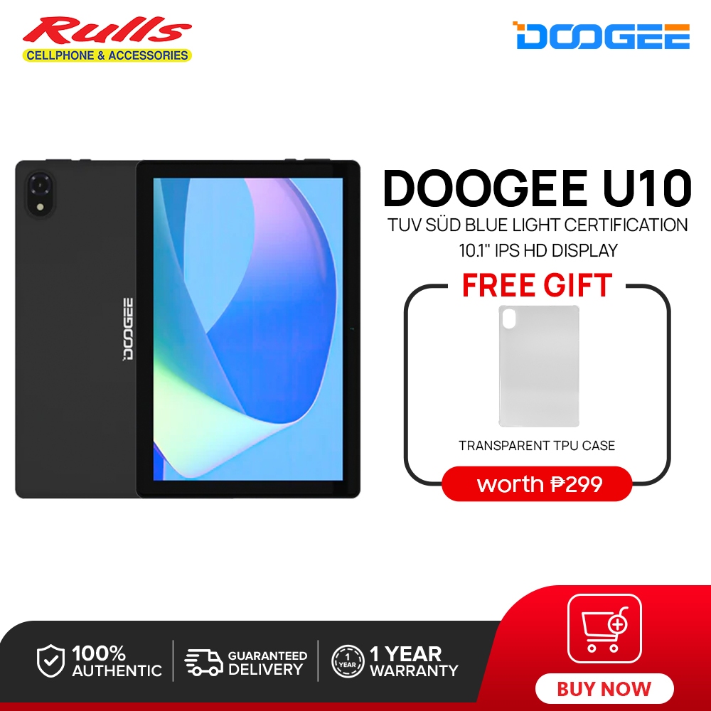 DOOGEE U10 Tablet | 9GB RAM (4+5GB) + 128GB ROM | RK3562 Quad Core ...