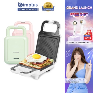 Simplus 750W Automatic Toaster 2-Slice Breakfast Sandwich Bread