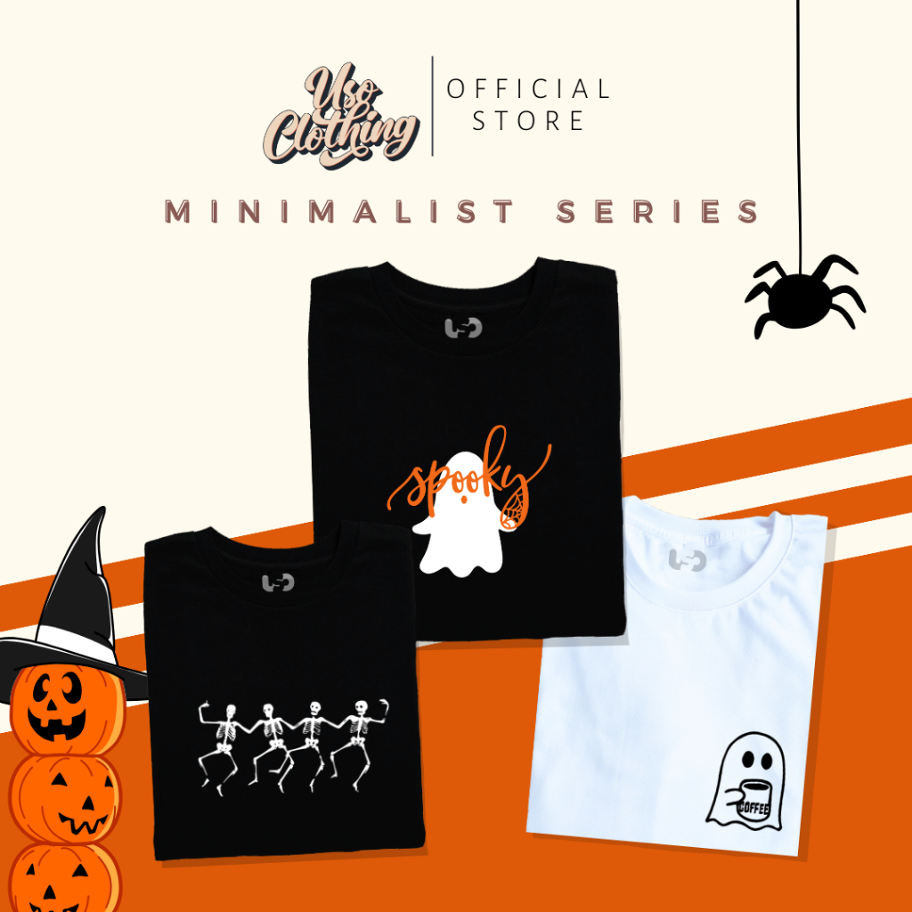HALLOWEEN SHIRTS 2 MINI PRINTS SHIRT AESTHETIC SPOOKY GHOST SHIRTS GHOST BUSTER TEES UNISEX Shopee Philippines