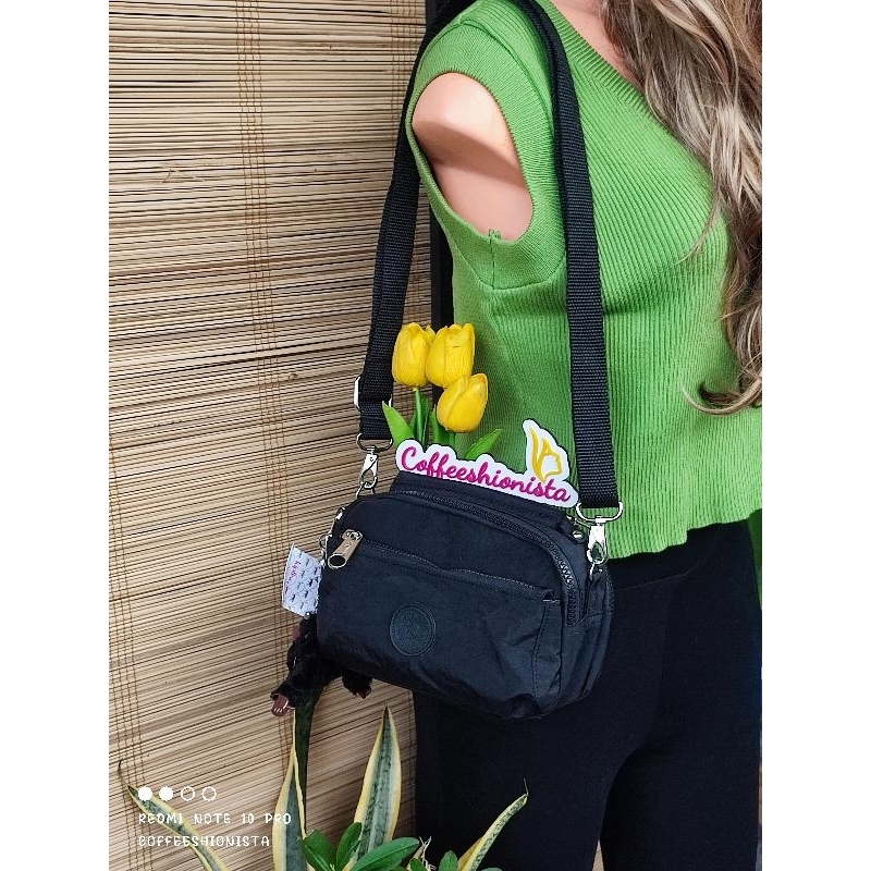 Kipling Mini Sling Bag Crossed Body Bag Made in VietNam Coffeeshionista