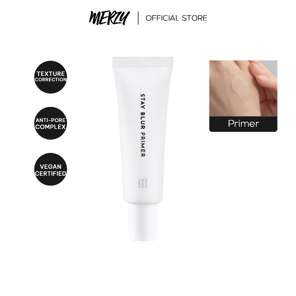 Merzy Stay Blur Primer [pore blurring, pore filling, hydrating, long