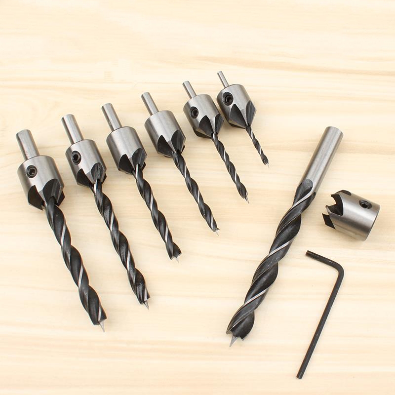 COD Countersink Drill Bit Set for Wood Woodworking Carpentry Reamer ...
