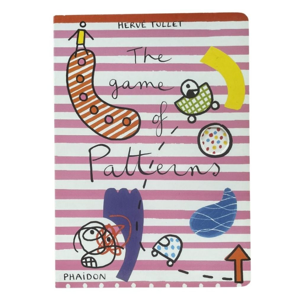The Game of Patterns (Herve Tullet Board Book) (Back of book cover with