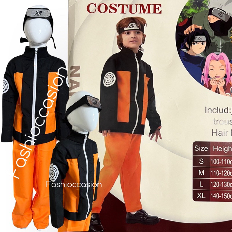 Naruto Costume SET for Boys | Shopee Philippines