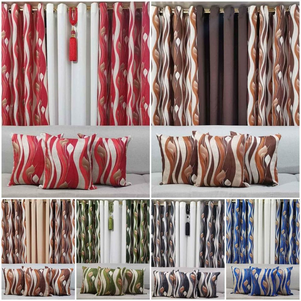 Elegant Ring Curtains 80 inches (Carns design) Shopee Philippines