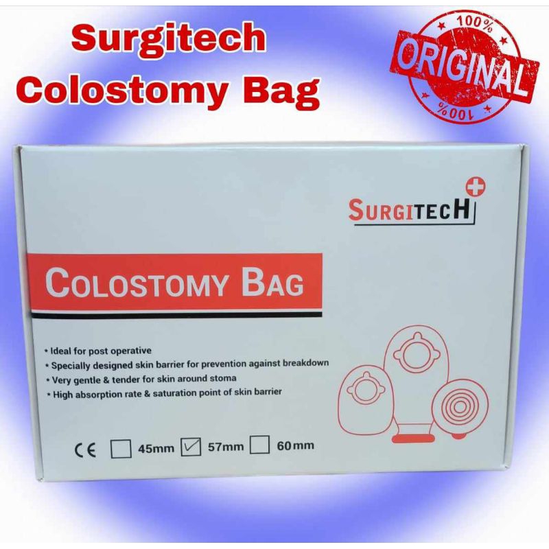 Colostomy Bag 57mm by Surgitech (1BOX =10pcs) Shopee Philippines