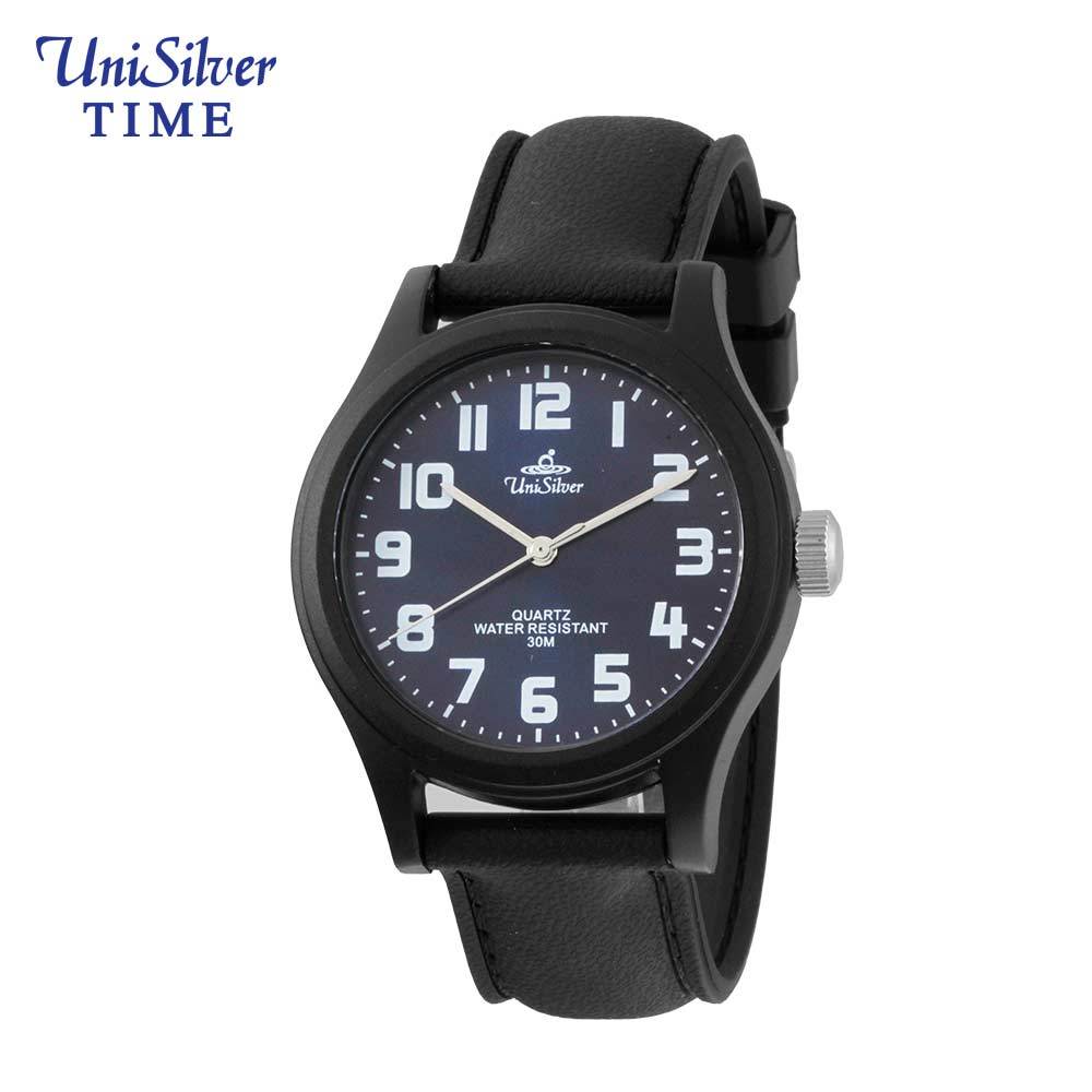 UniSilver TIME Men s Black Analog Rubber Watch KW4427 1004 Shopee Philippines