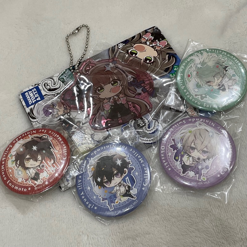 Collar x Malice Official Keychain and Can Badge Merch Bundle | Shopee ...