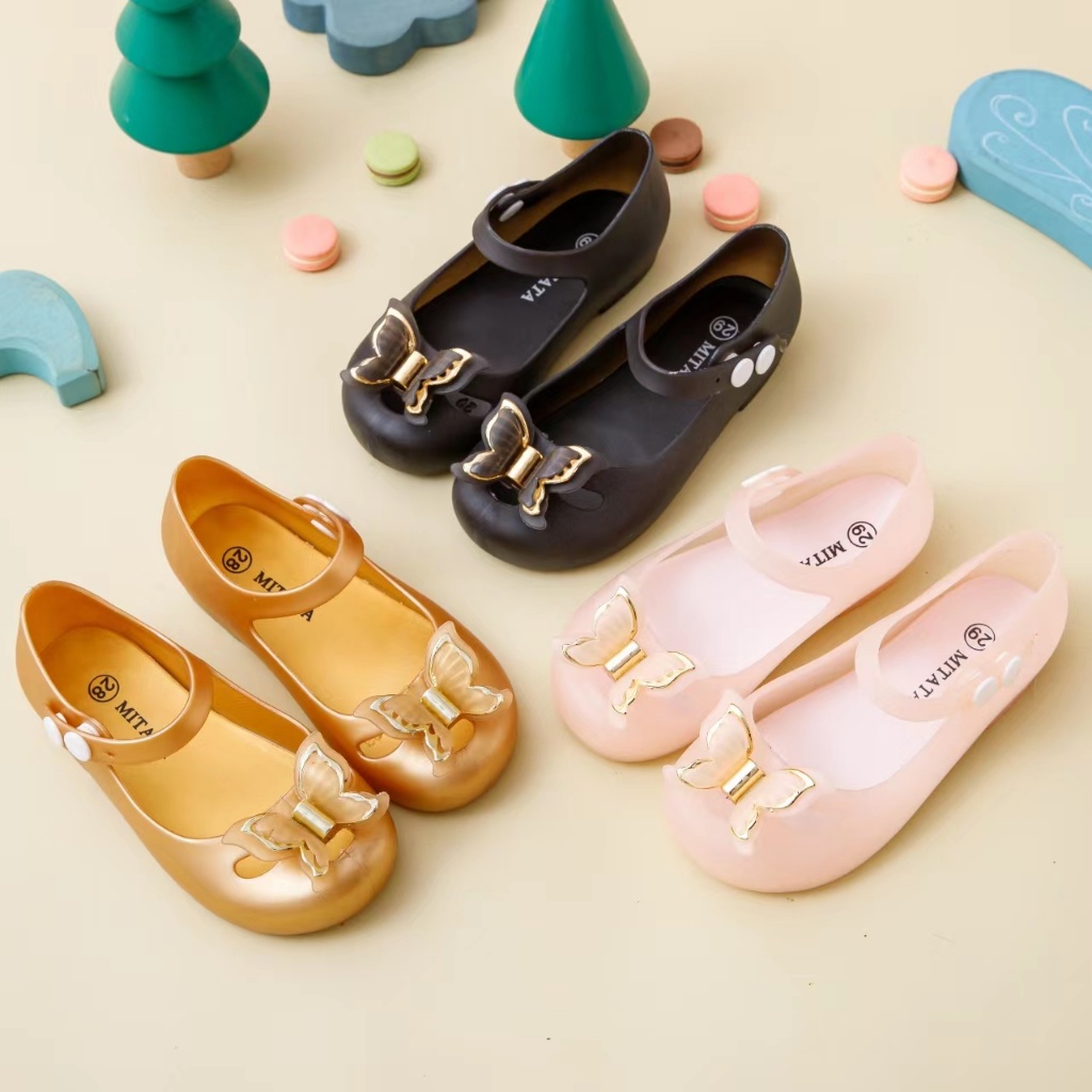 MITATA 1 4 yrs old Kid s Girl s Cute Cartoon Soft Jelly Shoes Flat Sandals Shopee Philippines