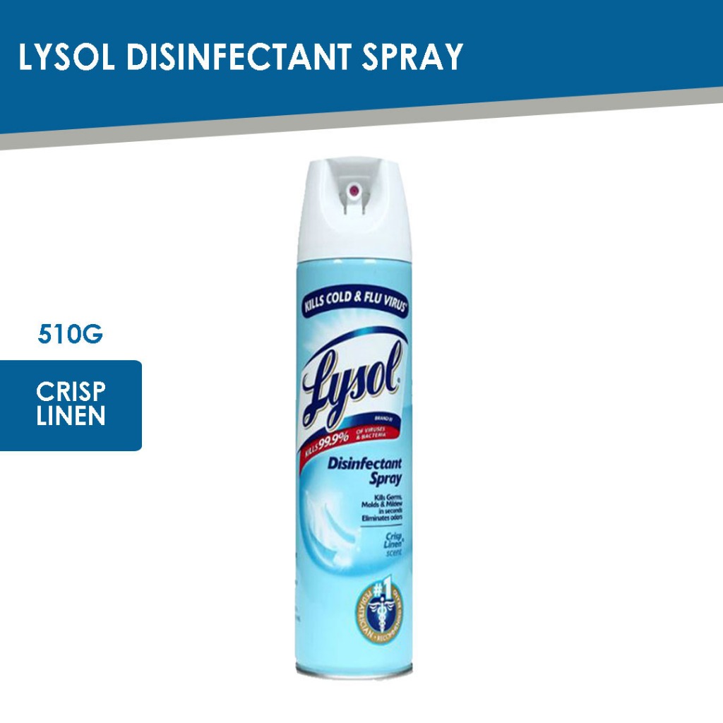 Lysol Disinfectant Spray 340g510g Kill 999 Percent Of Bacteria Shopee Philippines 6279