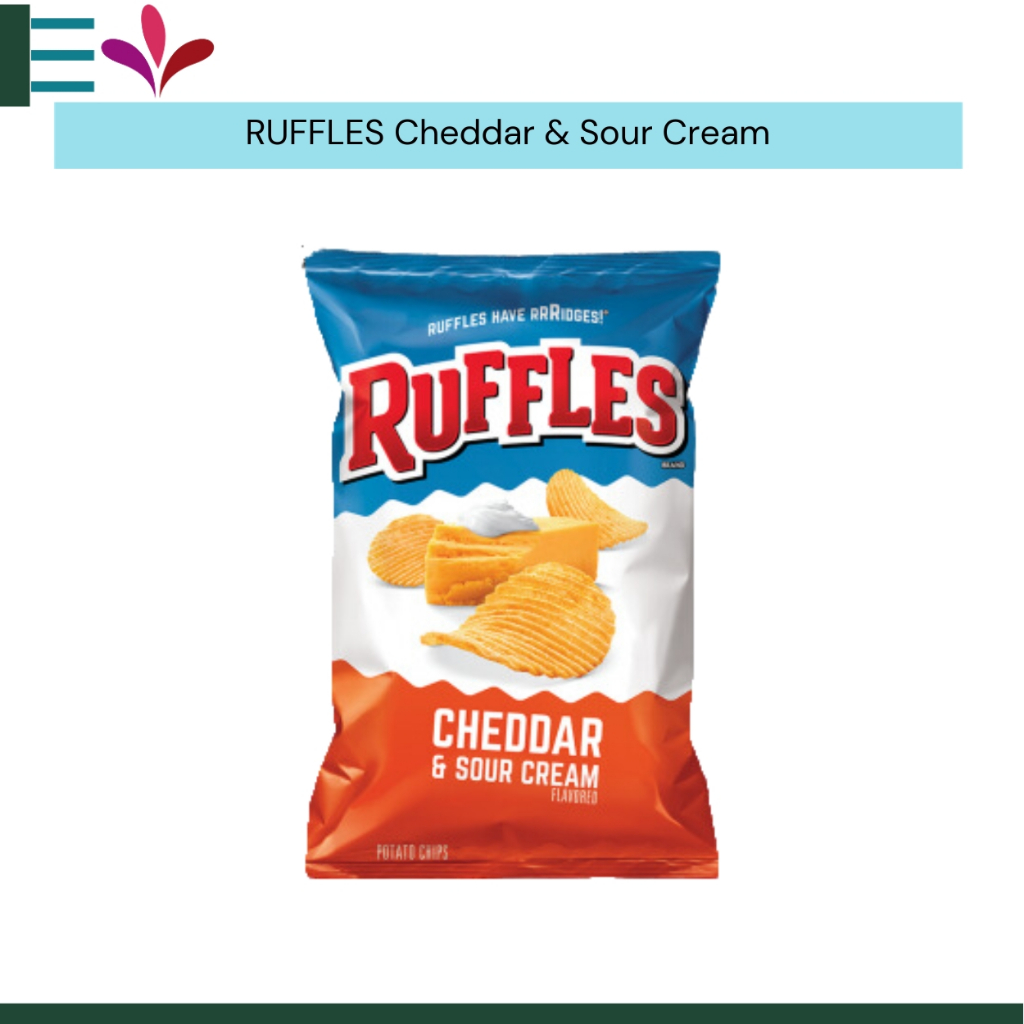 RUFFLES Cheddar & Sour Cream 180G Shopee Philippines