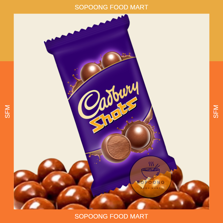 CADBURY Shots Dairy Milk Chocolate Balls 18g Shopee Philippines