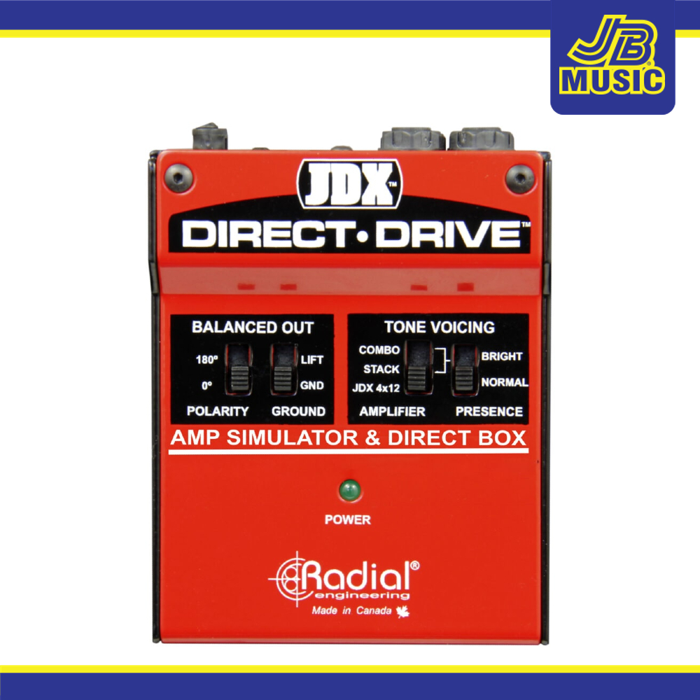 Radial Jdx DirectDrive Guitar Amp Simulator and DI Box Guitar