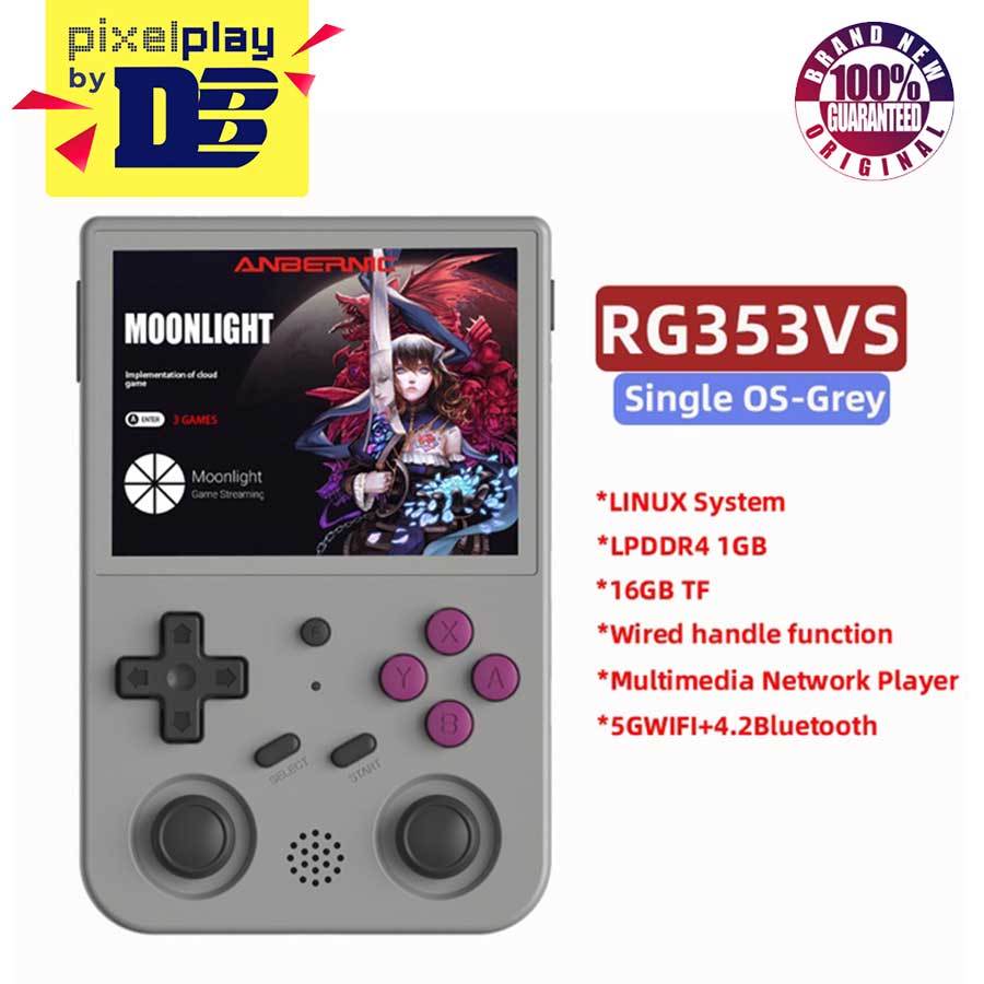 Anbernic RG353VS Retro Handheld Gaming Console (Gray) | Shopee