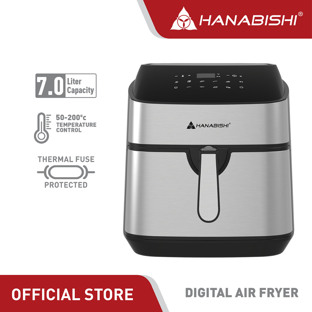 Hanabishi Digital Air Fryer 7L on sale HAFRYER70SSDIG Shopee Philippines