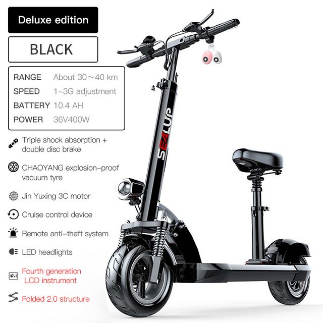 SEALUP Q8 electric scooter adult 200kg scooter 55km/h Foldable E ...