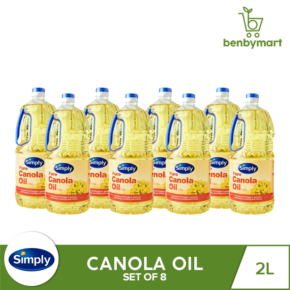 Simply Pure Canola Oil 2L (Set of 8) Shopee Philippines