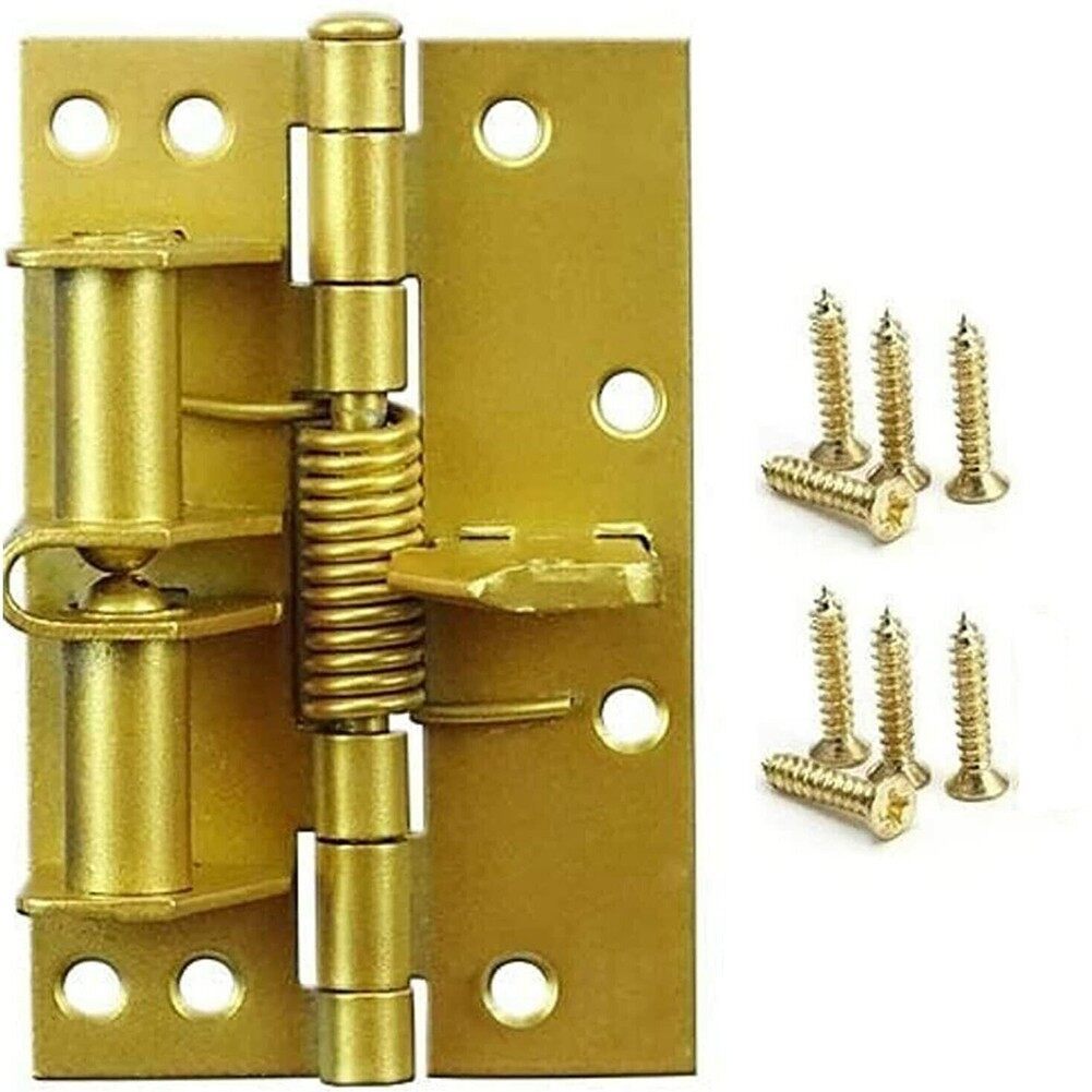 4 inch invisible door spring hinge automatic closing background wall ...