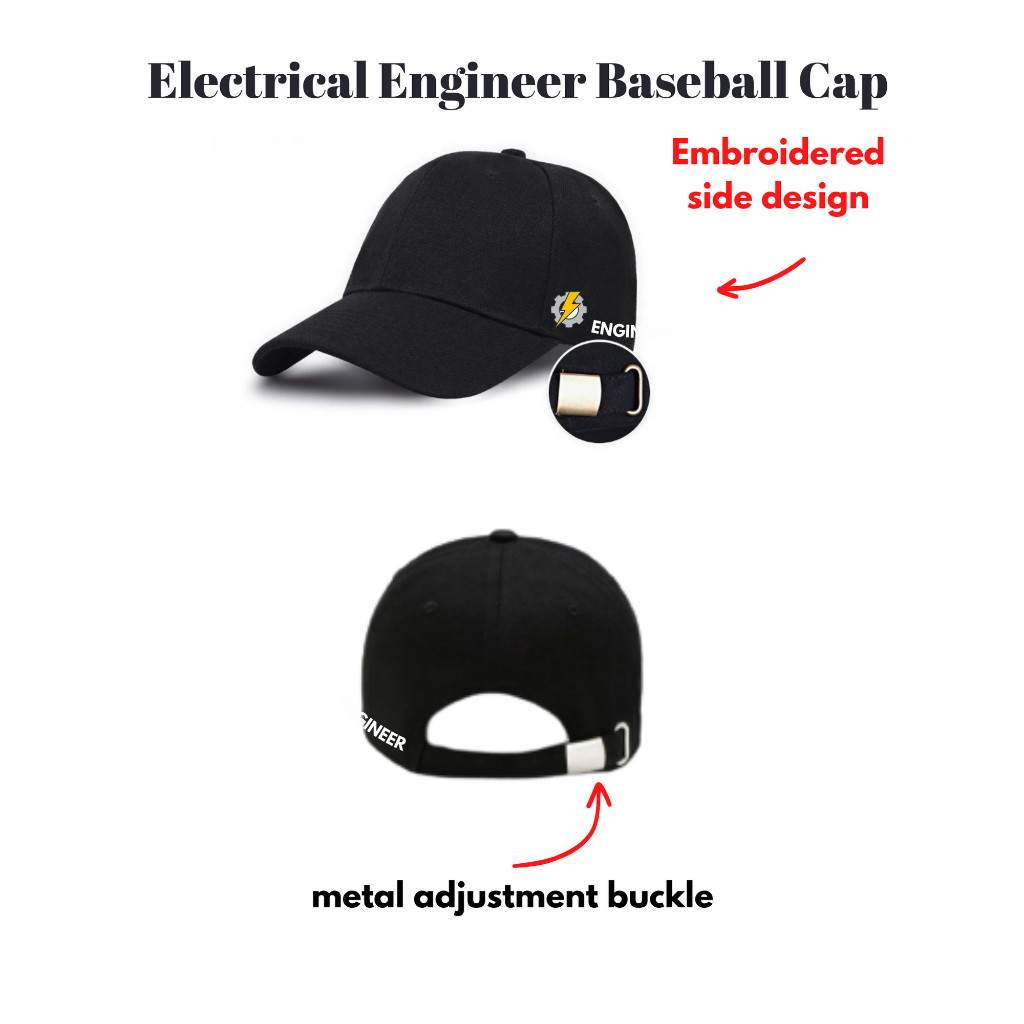 Engineer's Cap Electrical Civil Engineer Cap Unisex Baseball cap Plain ...