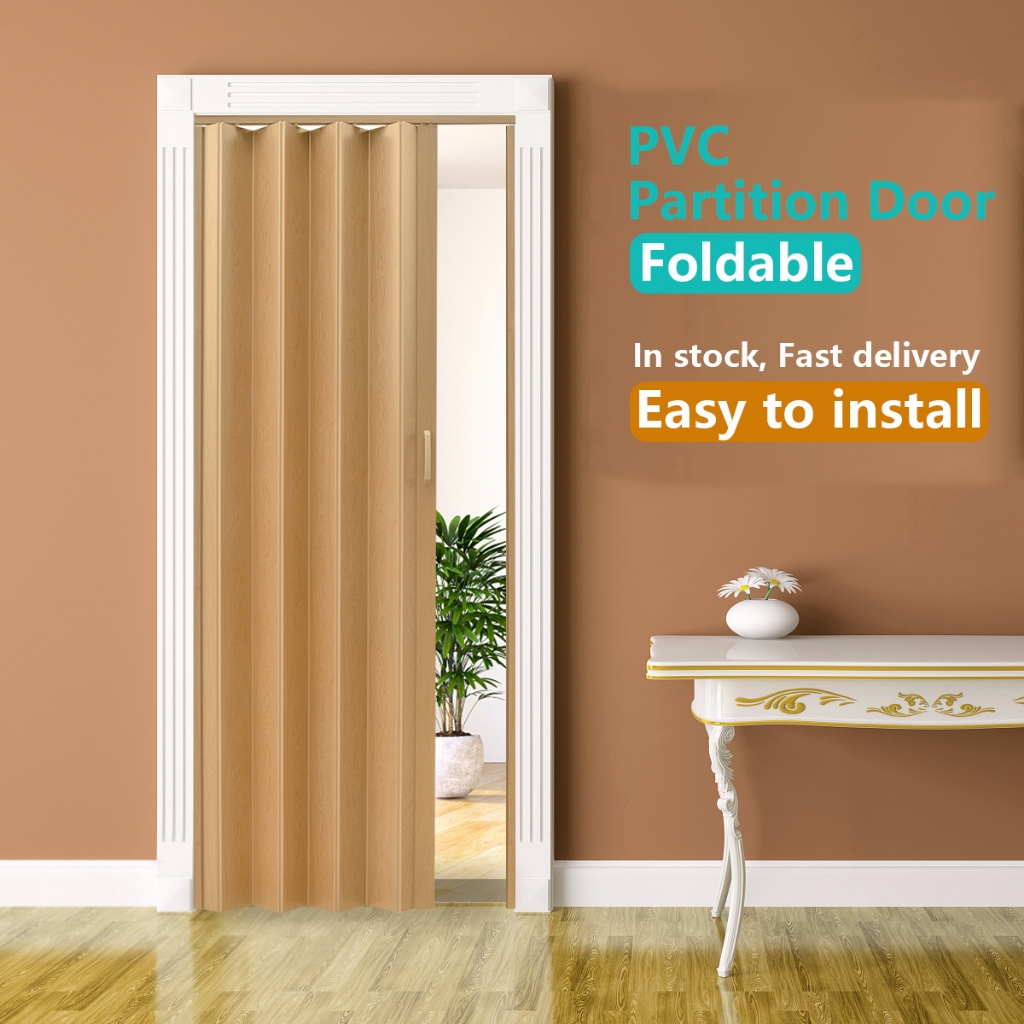 Kitchen Partition Sliding Door Folding Door PVC Accordion Door Folding