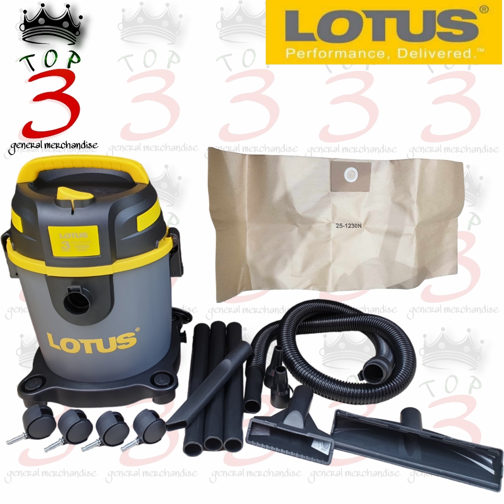 Lotus Vacuum Cleaner with Blower 3Gal/10L Wet and Dry LT1828P Shopee Philippines