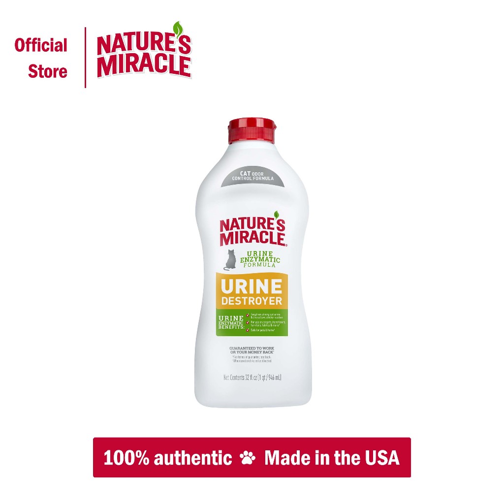 Nature's Miracle Cat Urine Destroyer Pour Bottle 946ml Shopee Philippines