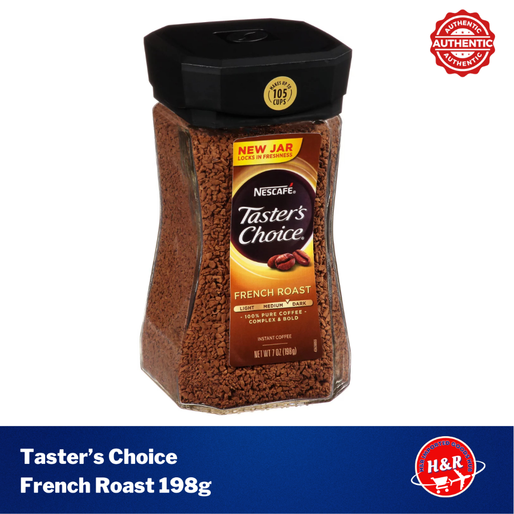 Nescafe Taster's Choice French Roast Instant Coffee 7 oz (198g