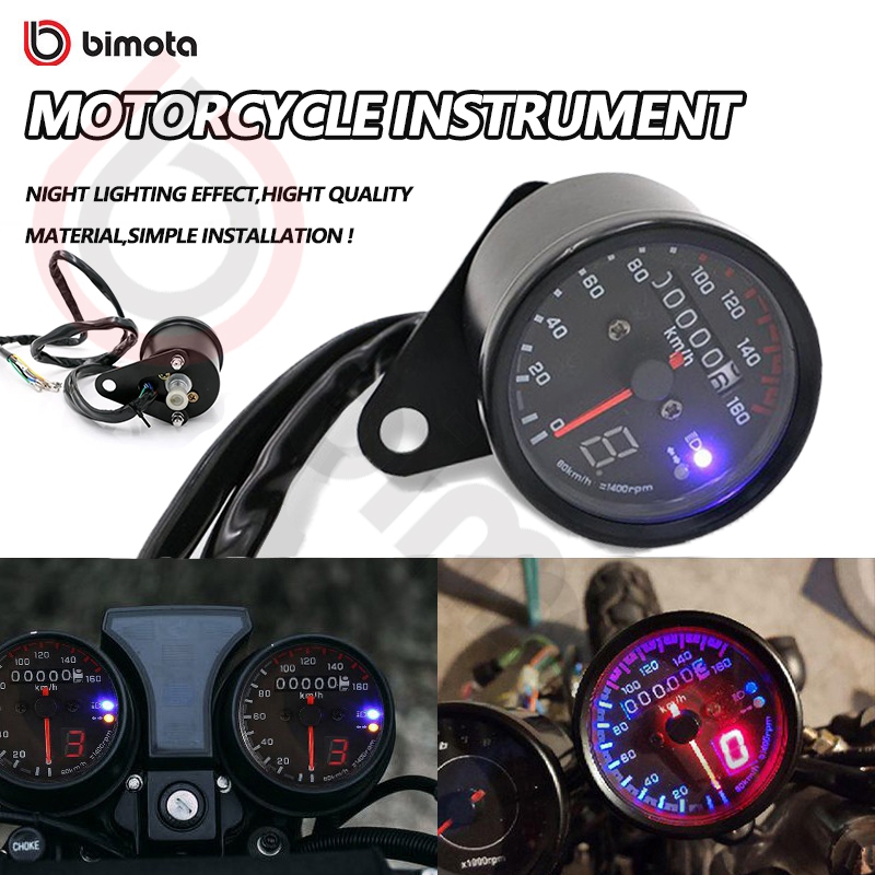Bimota Motorcycle Universal Cafe Racer Speedometer Odometer Gauge ...