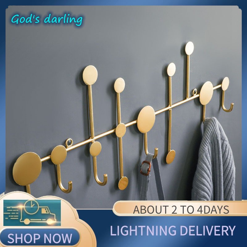 Nordic Style Gold Spot Wall Decoration Hanging Hook Clothes Hat Key ...