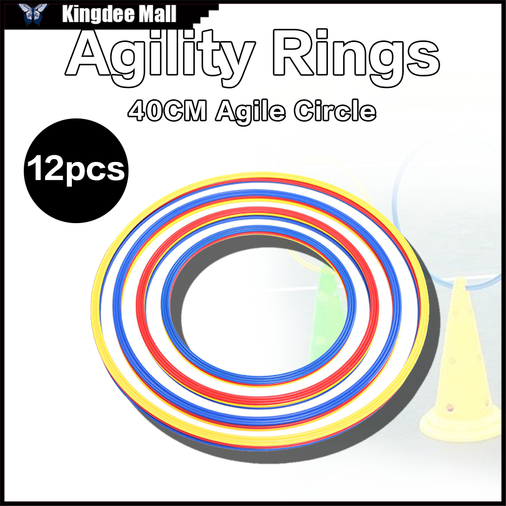12PCS Agility Training Rings For Trainers Athletics Football Training 3 ...