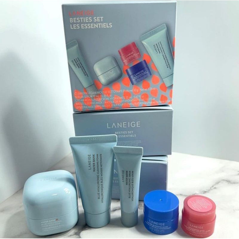Laneige Besties Set (Contains Laneige Best Selling Skin Care) Shopee