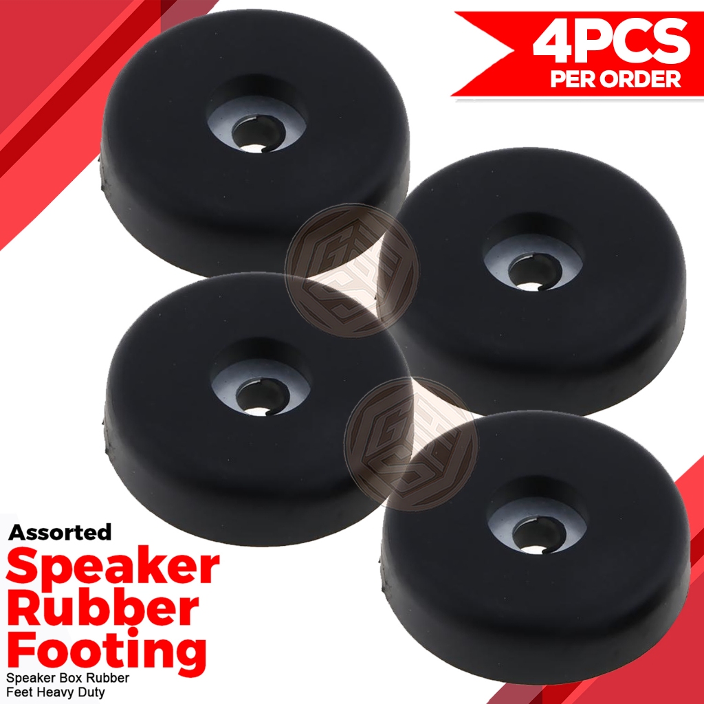 🟨4PCS Speaker Rubber Feet Rubber Footing for DIY Speaker Box🟨 | Shopee ...