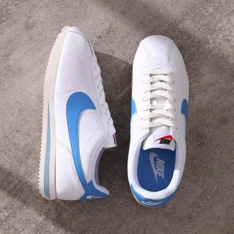 Nike cortez blue on sale womens