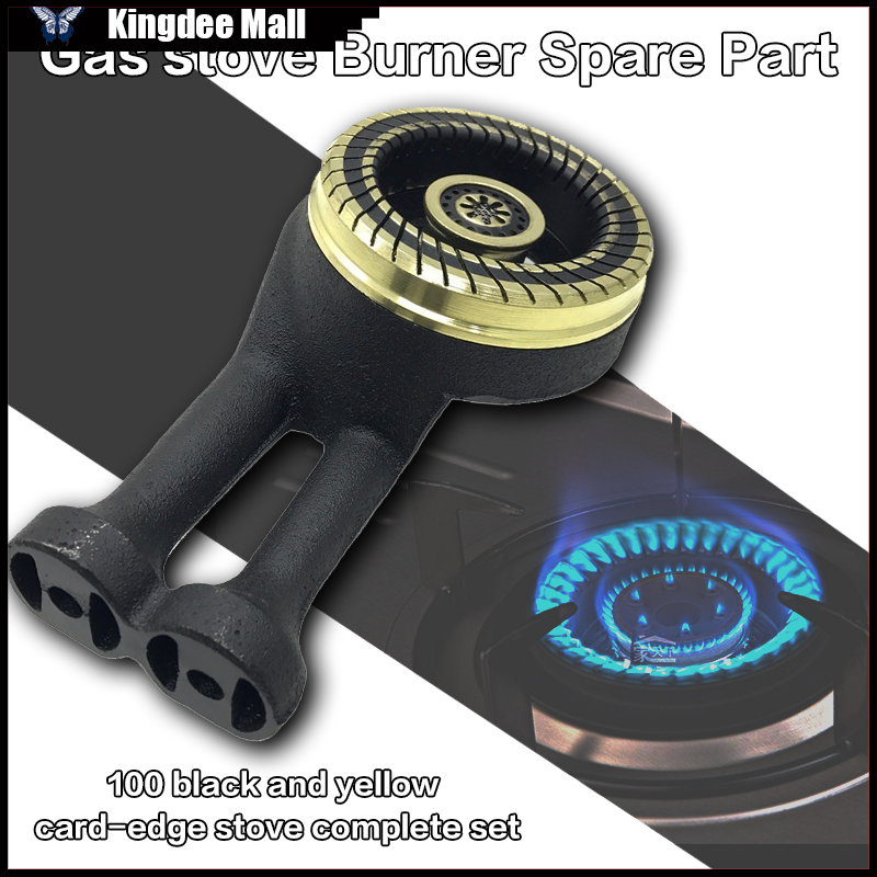 Glass Top Gas Stove Burner Gold And Black Replacement Parts For Sofitec