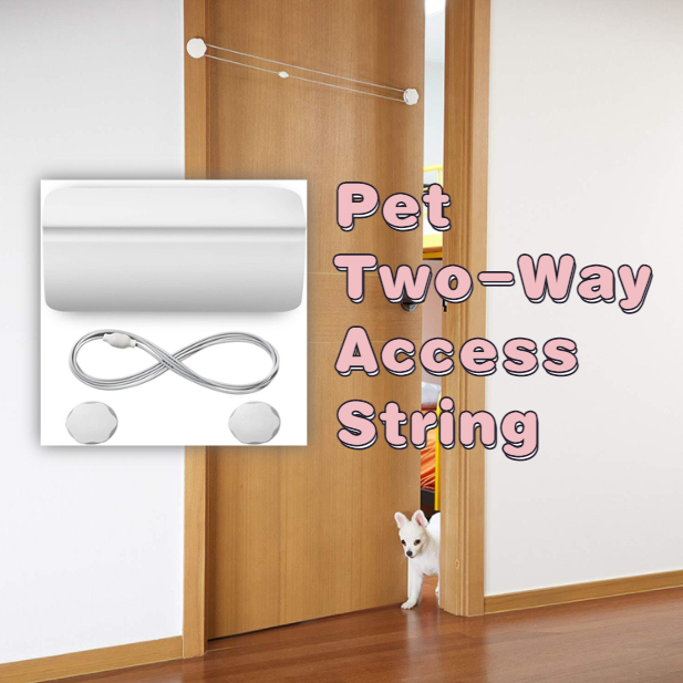 Pet Dog Cat Safety Door Gate Barrier Fence String For Pet Dog Cat Two ...